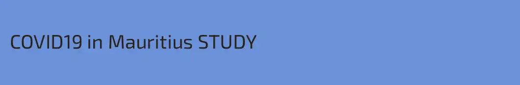 COVID19 in Mauritius STUDY